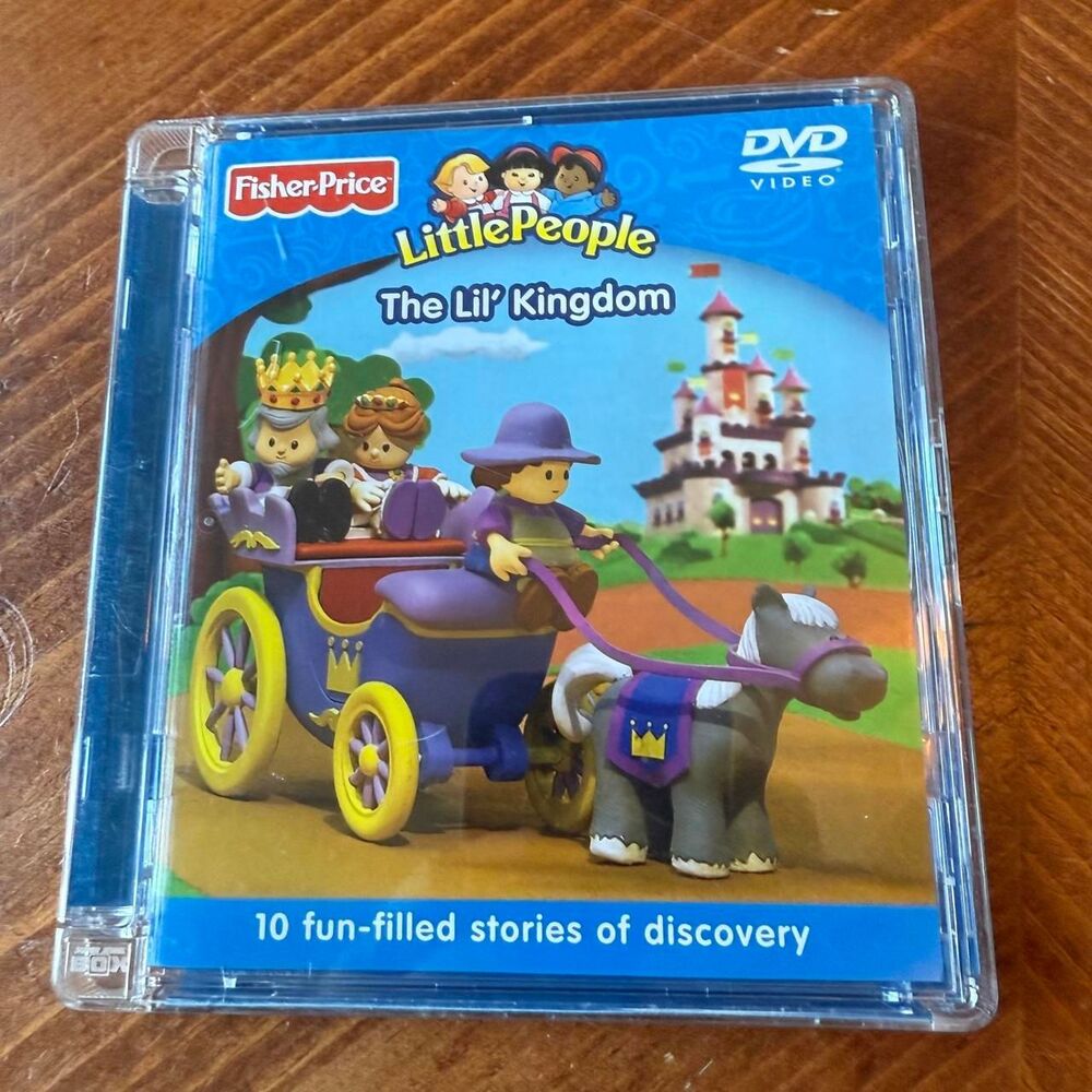 Fisher-Price Little People The Lil' Kingdom 2-Disc CD Jewel Case DVD